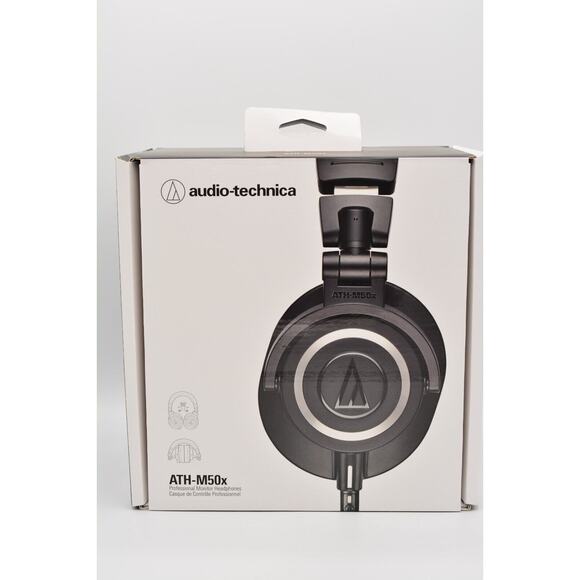 Audio-Technica M-Series ATH-M50X Professional Studio Monitor Headphones New Box - Picture 2 of 12